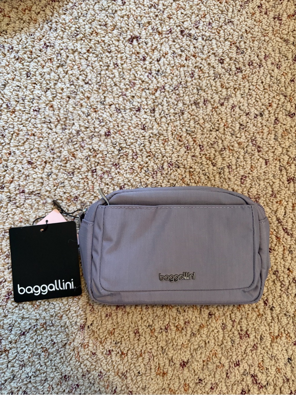 Baggallini Lavender Gray Travel Pouch